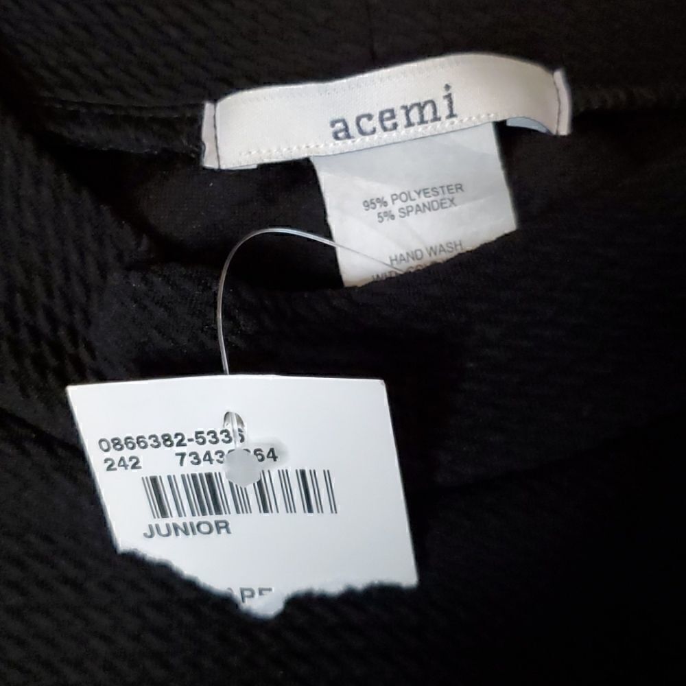 ACEMI Sleeveless Dress with Ruffle Hem - Picture 3 of 4